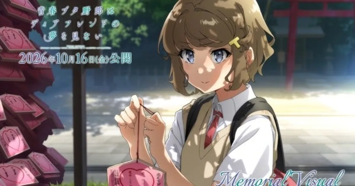 Rascal Does Not Dream of a Dear Friend Filmi Tomoe Koga Görselini Tanıttı