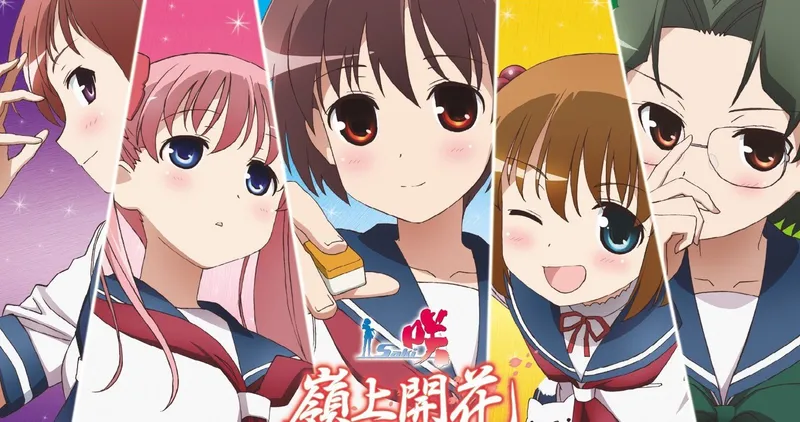 Saki Mahjong animesi artık Crunchyroll'da yayında