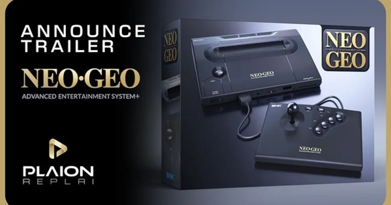 Neo Geo AES+ Konsolu Orijinal Donanım Tasarımını Canlandırıyor