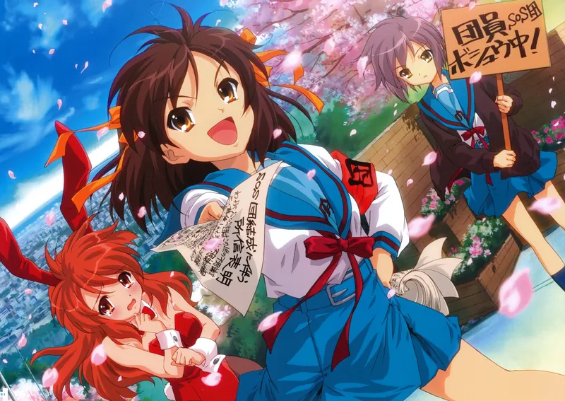 The Melancholy of Haruhi Suzumiya Crunchyroll'da Yayınlanmaya Başladı