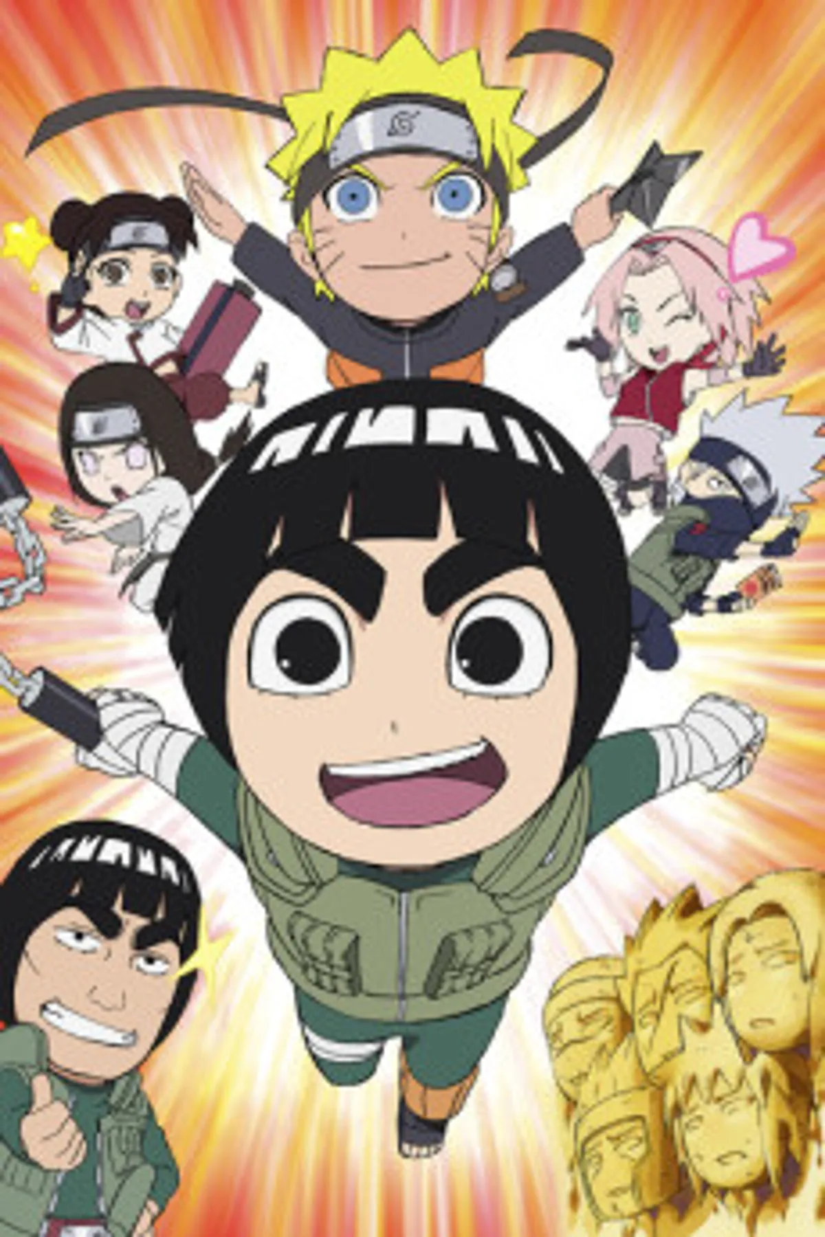Rock Lee's Ninja Pals Artık Crunchyroll ve Hulu'da Yayında