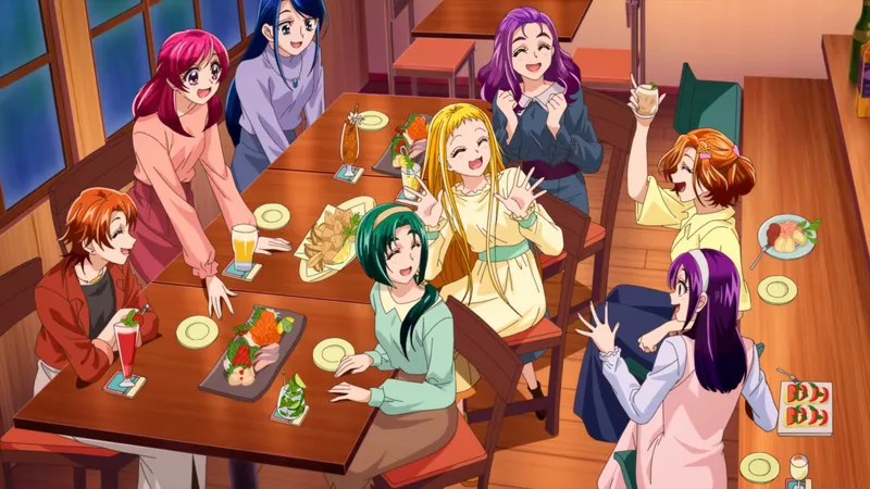 Precure Full Bloom, Yetişkin Kadrolu Odakla Crunchyroll'da Yayında