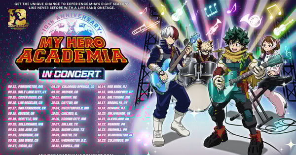 My Hero Academia Konser Turnesi ABD Tarihlerini Duyurdu